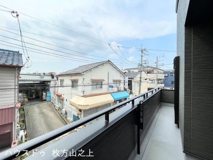 陽当たり良好のバルコニー