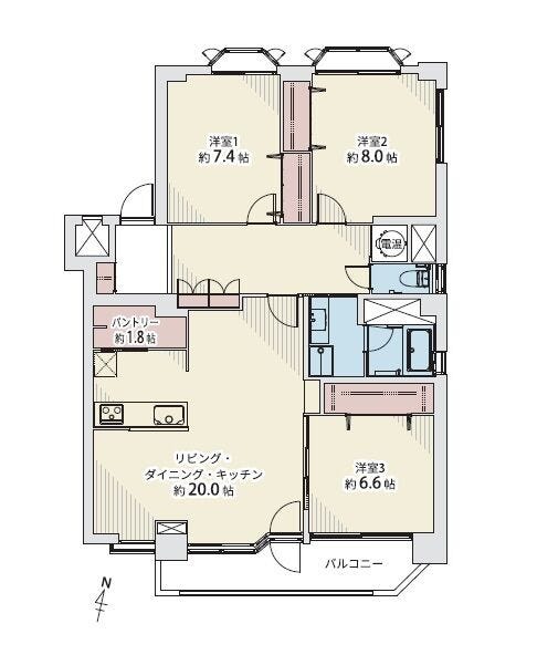 【間取り】
人気の円山エリアで駅徒歩1分!103㎡超のゆとりある住空間はリフォーム済でピカピカ。パントリーや浴室乾燥機、トランクルーム等、収納と設備が豊富です。諸費用を抑えるお得なキャンペーンも実施中!