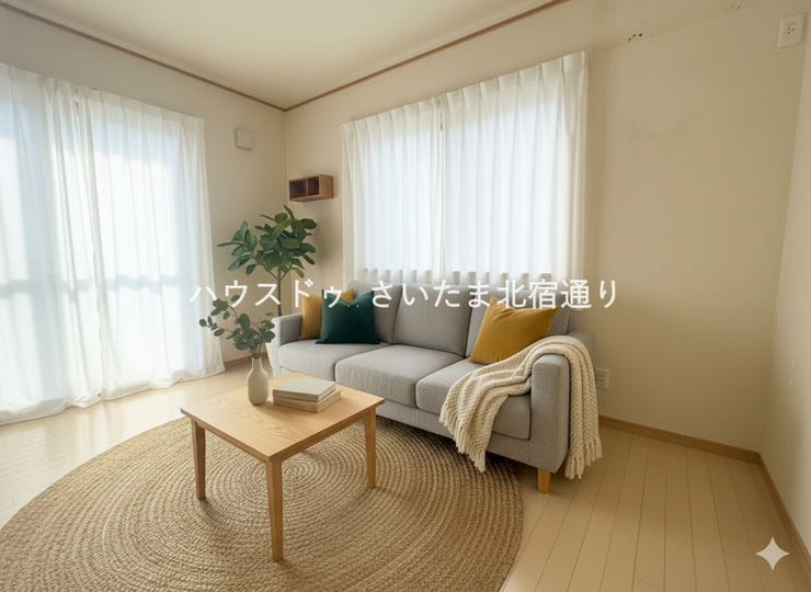 【Living】
リビング部分CGで加工しております!
