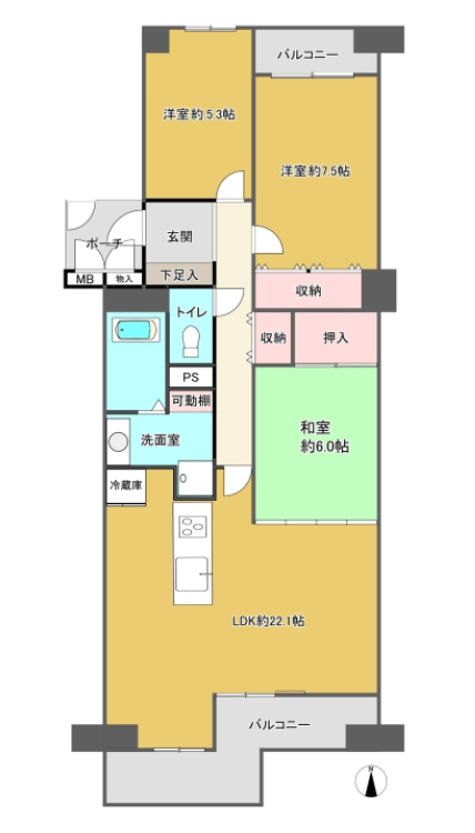 【間取り】