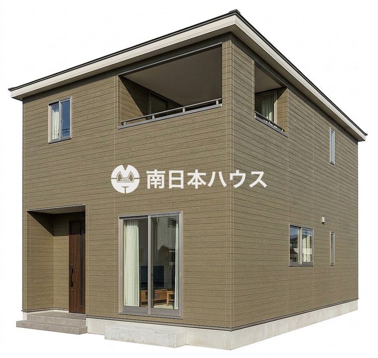 紫原５丁目 新築戸建 紫原５丁目／２区画 【外観パース図】パースはイメージです。実際の仕上がりと異なる場合があります。
