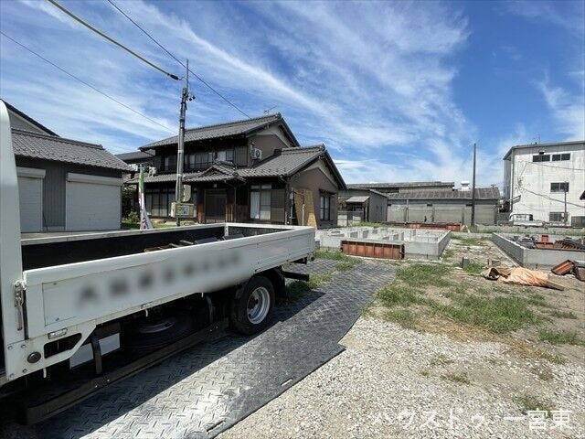 基礎がかんせいしました。お家を支える大切な土台です!