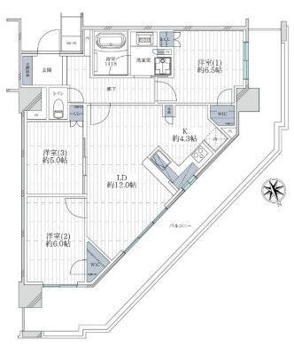 【間取り】
※図面と現況が異なる場合は現況優先致します。