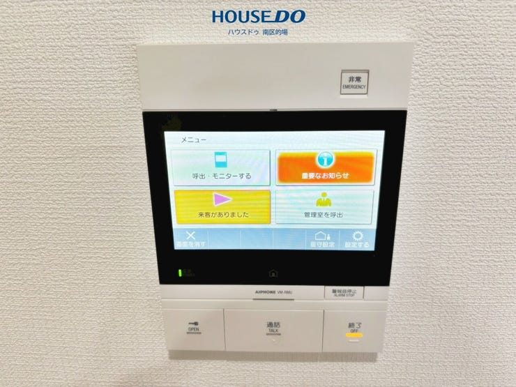 モニター付きインターフォン