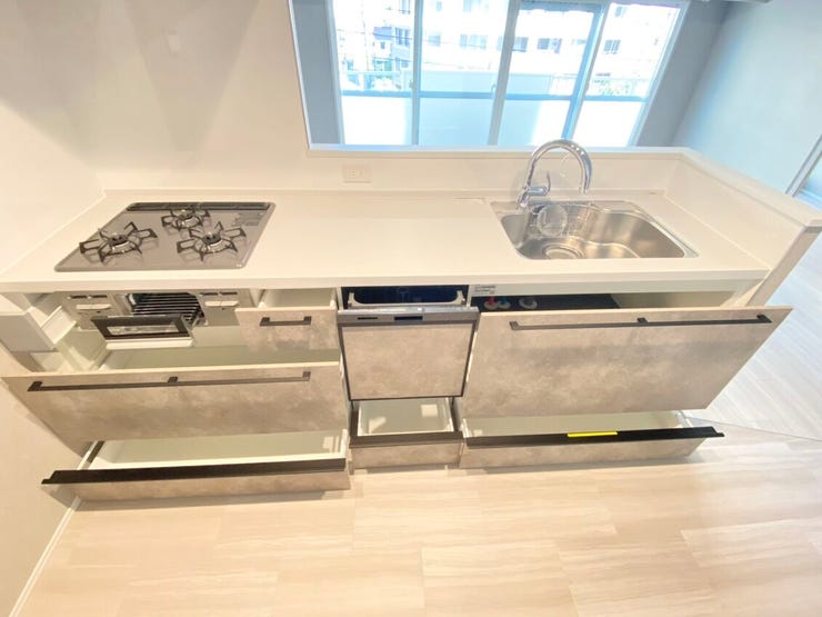 食洗機、浄水器付き