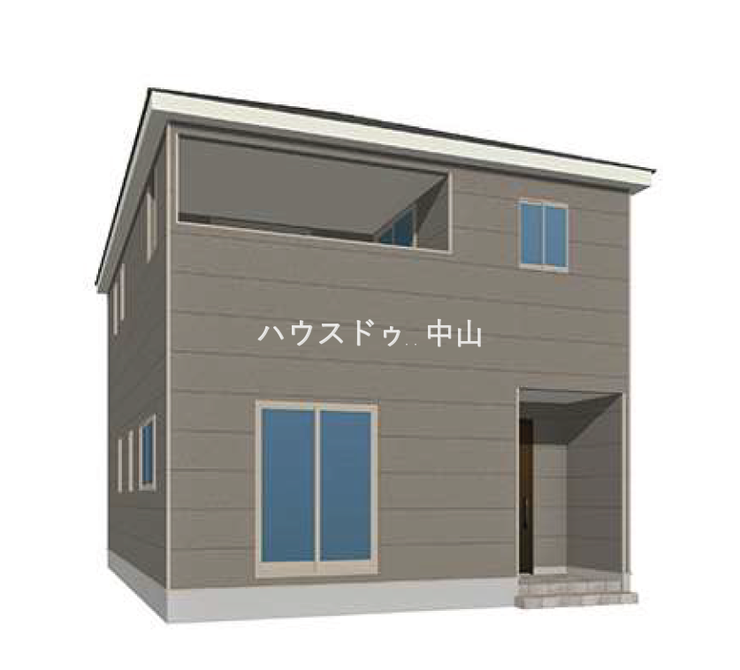 【外観】
\堂々とした佇まいの新築戸建/
洗練された外観デザインが街並みに映える一邸。住まうご家族の誇りとなる、美しさと安心感を兼ね備えた住まいです。