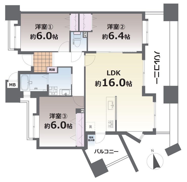 【間取り】
■□■間取り■□■
3LDK