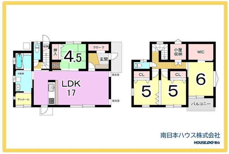 【間取り】
4LDK+WIC