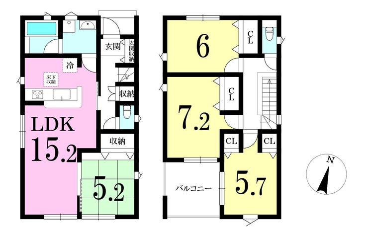 【間取り】
◎間取り図:4号棟