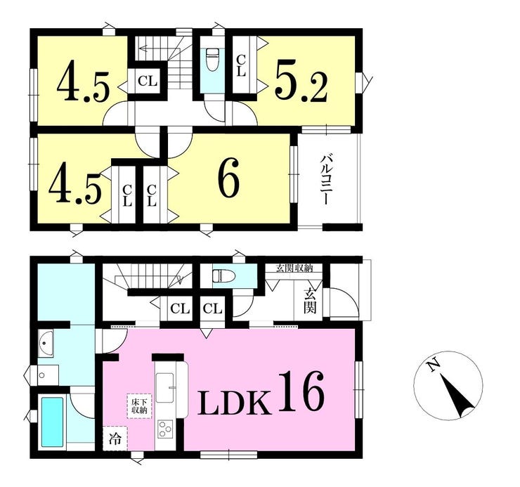 【間取り】
◎間取り図:13号棟