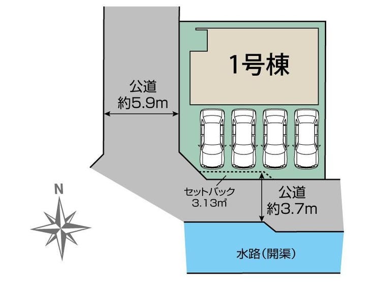 【陽当り・開放感に恵まれた南西角地】
西日と南からの光を長く採り入れられる、一日中明るい住まいが実現します。
開放感抜群の角地で通風も良好で明るいLDKが魅力的な立地です。