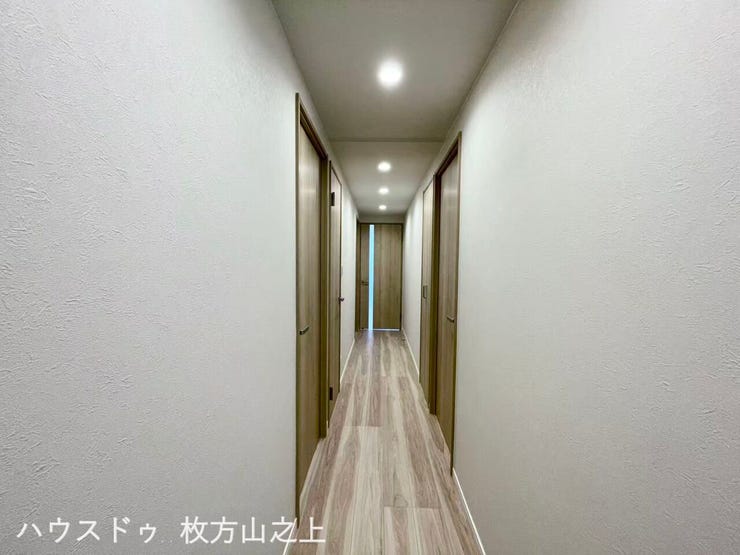 各居室へスムーズにつながる廊下です。