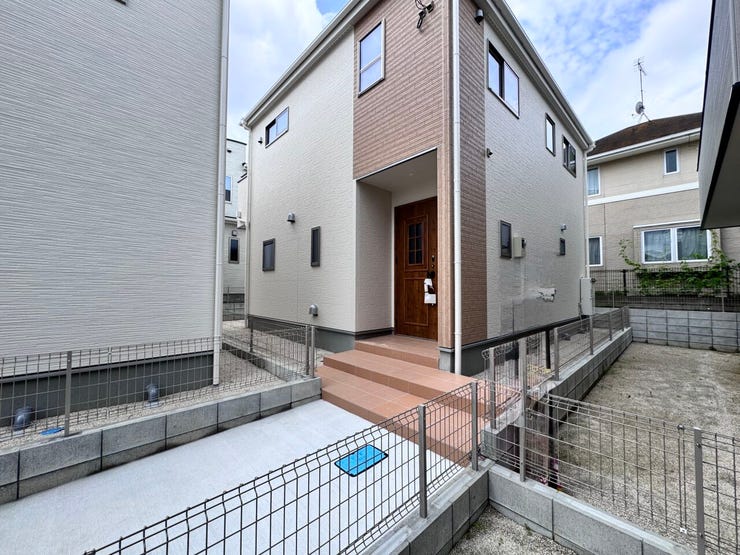 5号棟完成♪外壁の貼り分けがオシャレです♪