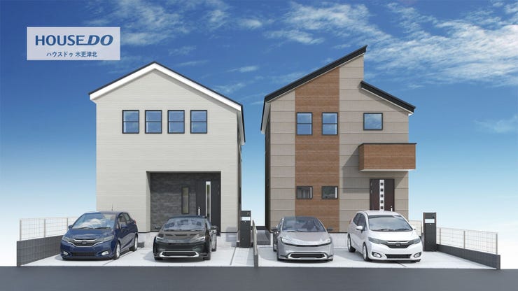 【外観】
写真:全体写真♪
右1号棟 左2号棟
みらいエコ住宅2026事業対象物件♪
建築中は最寄りの完成物件と一緒にご案内♪
0120-510-751