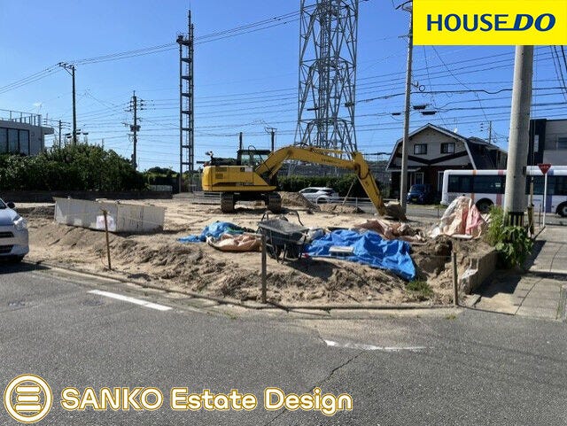 【外観】
建築前の現地写真です。令和8年11月完成予定!
完成前でも現地のご見学や同タイプの完成物件のご見学などのご相談受付中!お気軽にお問い合わせください