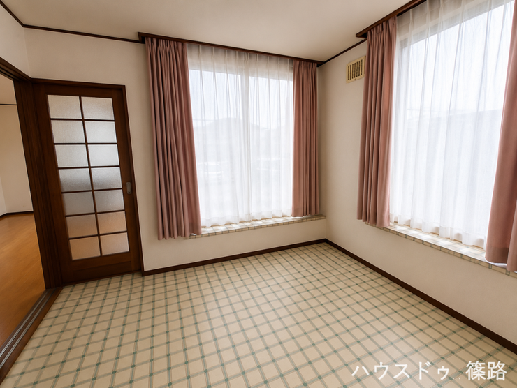 1階洋室
※現地の撮影写真を基に、CG加工編集を施しております。そのため、実際の様子とは異なる場合がございますので、ご了承ください。