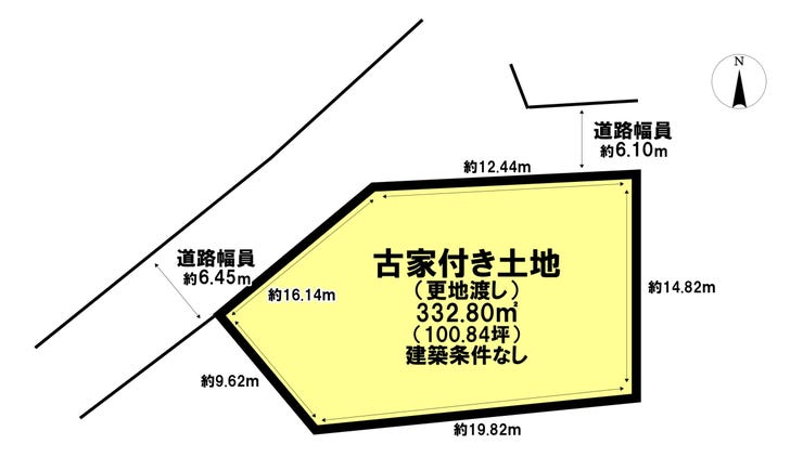 【区画図】
建築条件無し売土地◎