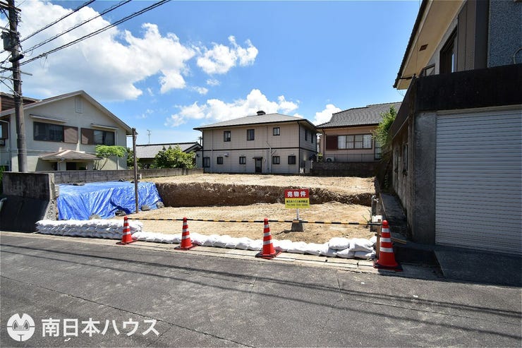 明和１丁目 新築戸建 明和１丁目／２区画 【外観】令和8年7月25日　撮影
即日現地のご案内と同仕様の建物見学も可能です♪