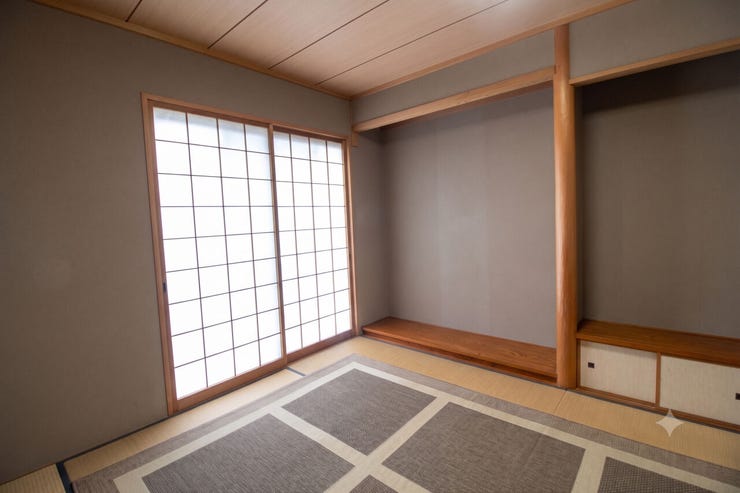 一部屋和室があると安らぎますね。ご家族の癒しの空間に。
(CG加工の為、現況と異なります。)