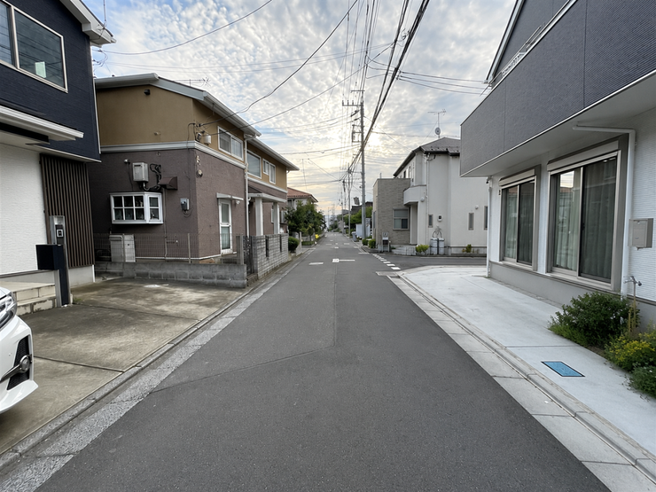 ■前面道路
※掲載写真は実際の外観を撮影したもので、一部車等をAI加工により補正しています。