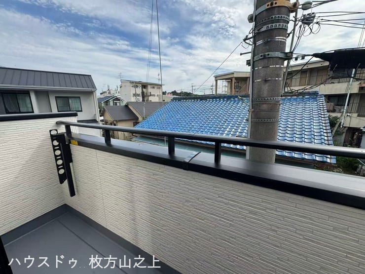 陽当たり良好のバルコニー。