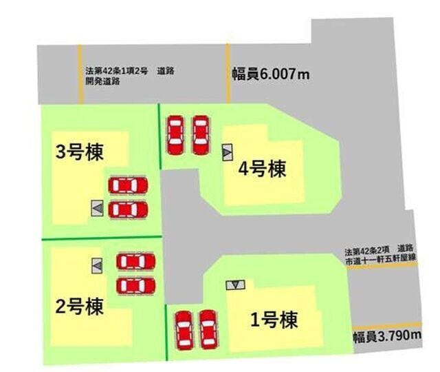 ■1号棟、車2台駐車可能■