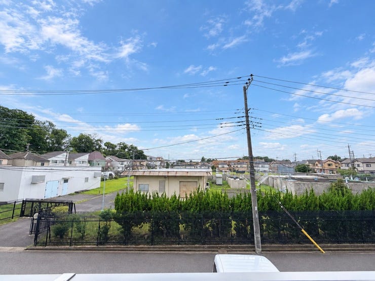 高い建物がなく視界が開けて開放的♪