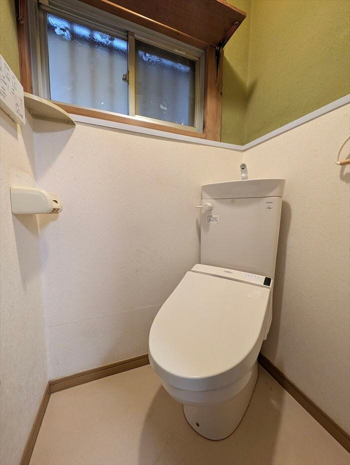 温水洗浄便座で快適