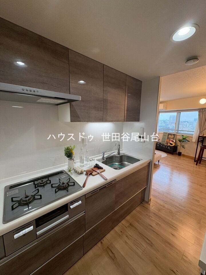 機能性と収納力を兼ね備えたシステムキッチン。毎日の料理が快適に楽しめる使いやすい設計です。