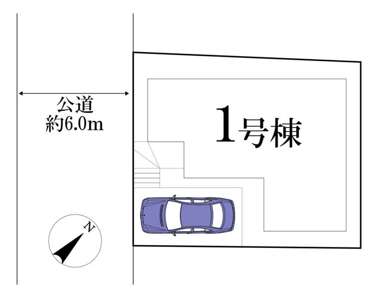 ◎区画図:1号棟