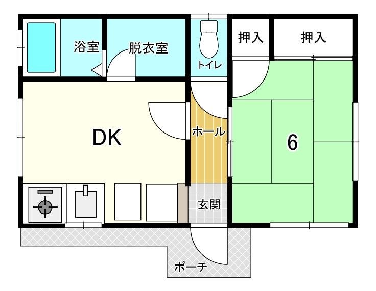 【別棟】平屋 間取り図