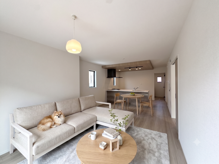 【Living】こちらの画像はAIによる家具イメージです。お部屋の雰囲気を感じてみてください♪