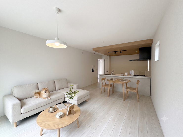【Living】こちらの画像はAIによる家具イメージです。お部屋の雰囲気を感じてみてください♪