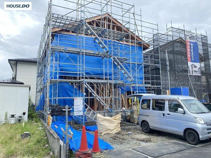 建築中。2026.7.13撮影。9月完成予定
