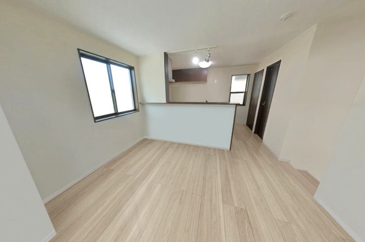 2階リビングに洗濯機置き場を設けております。動線の良い造りが嬉しいですね。※CGによる空室イメージ