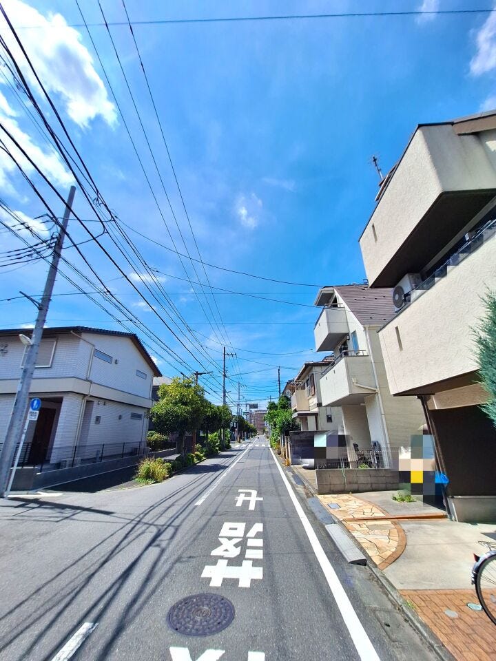 前面道路は開放感のある9m道路
南東側から明るい陽が差し込んできます。