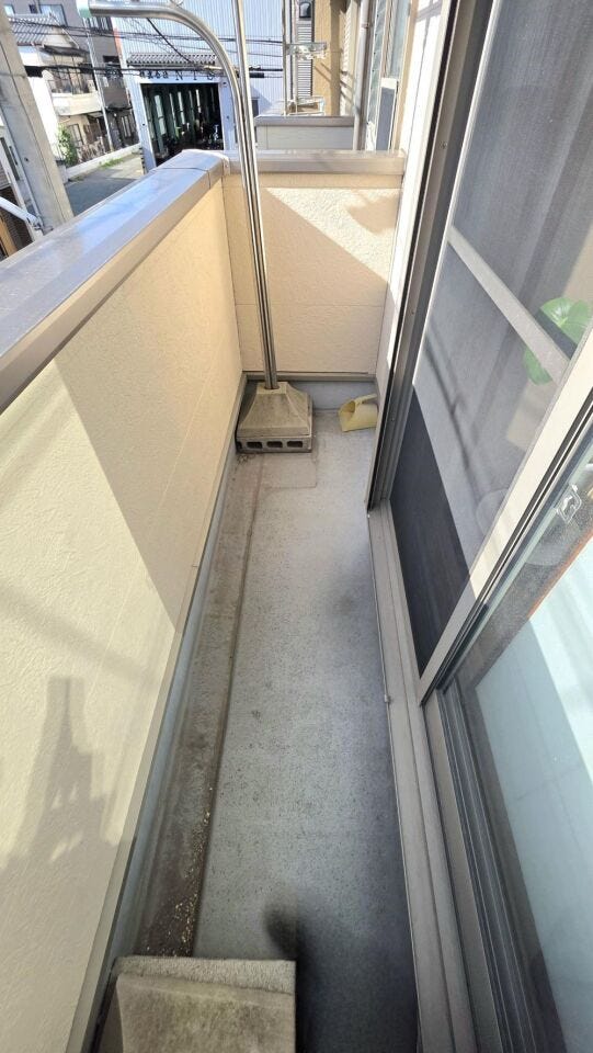 心地よい風と優しい光が差し込むバルコニー!