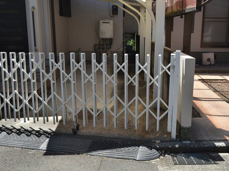 北面境界(リフォーム前)