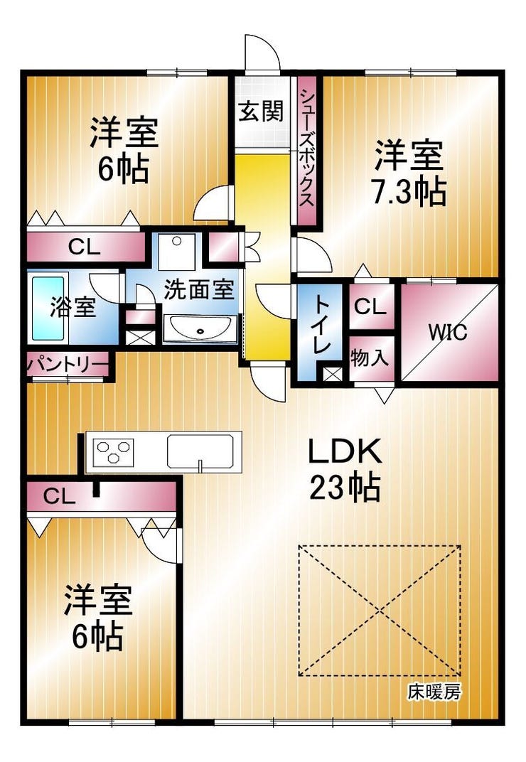 【間取り】
現況と異なる場合現況優先といたします。