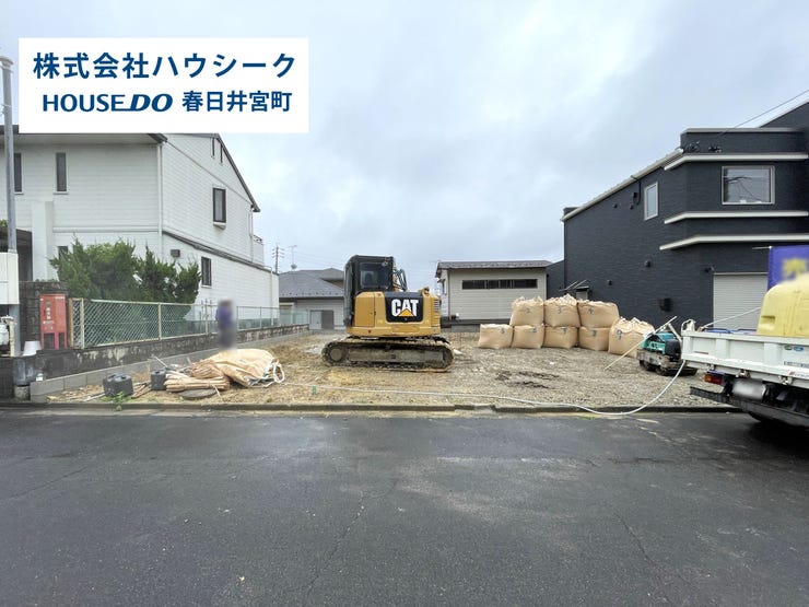 【外観】
2026年7月2日撮影
現地及び同メーカーの完成建物もご案内可能です♪平日のお仕事帰りの時間でもOK!