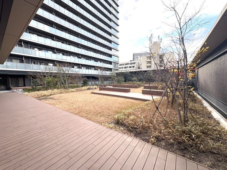 敷地内には屋外利用スペースもあります♪