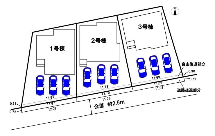 【区画図】
1号棟