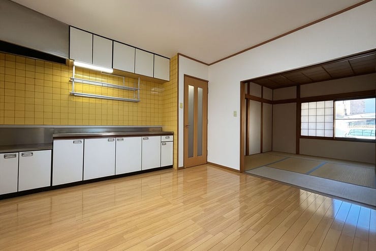 ダイニングが広くなるが広くなるオープンキッチン◎
※実際の写真から生活用品を消すCG加工をしています。