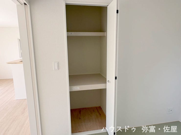 和室の収納は来客用の布団や季節の布団もしっかり保管できます!