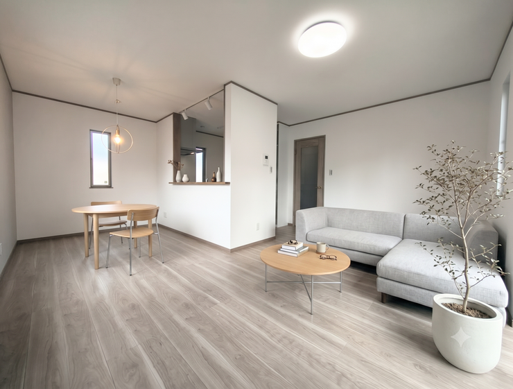 【Living】こちらの画像はAIによる家具イメージです。お部屋の雰囲気を感じてみてください♪