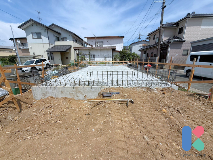 【外観】
基礎工事中♪現地確認をご希望の際はお問い合わせください!