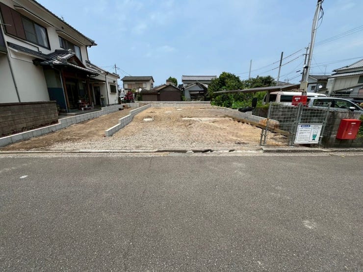 正面から見た外観です~建築中~