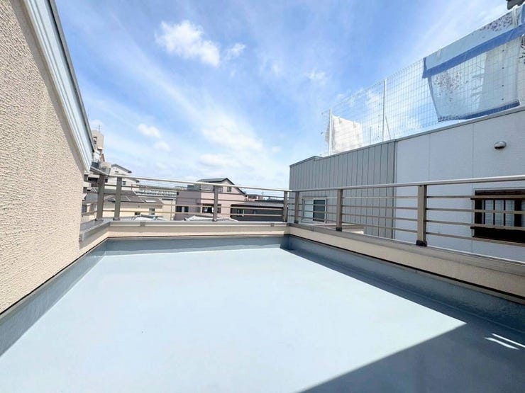 屋上ルーフバルコニー♪