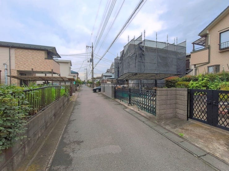 ◎前面道路(7/13撮影)