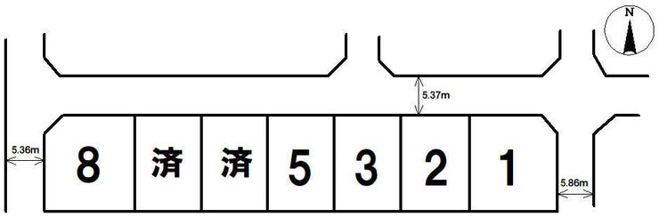 【全体区画図】
2号地